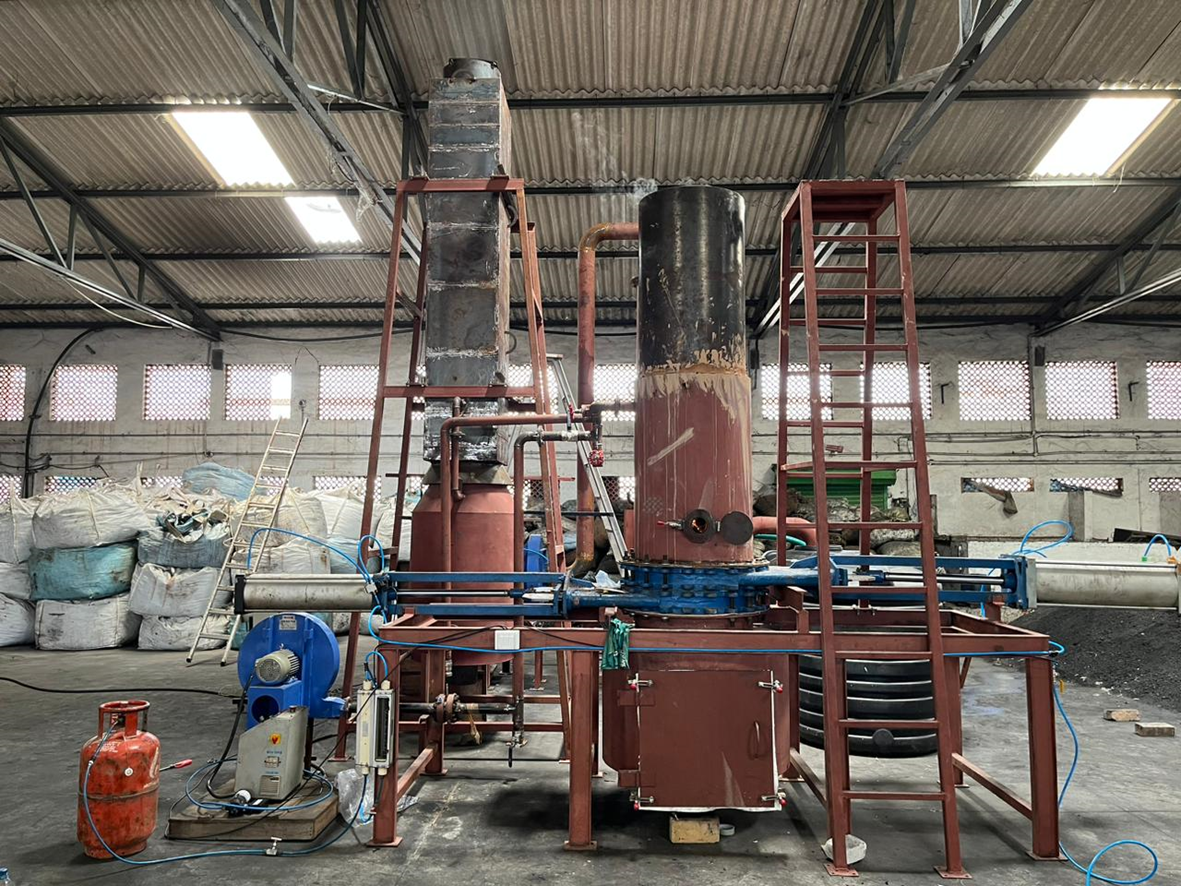 Activated carbon pilot plant